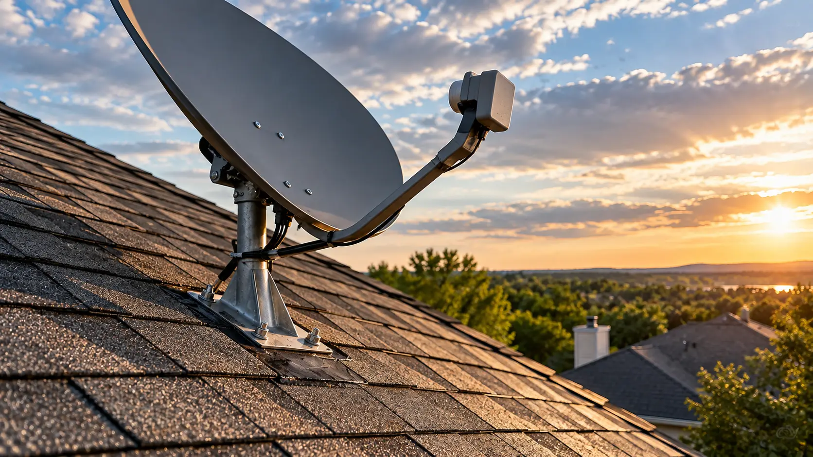 Satellite Dish Roof Leaks